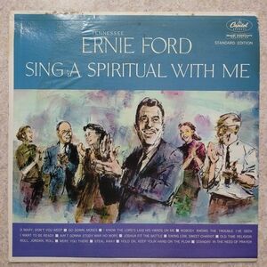 Vintage Tennessee Ernie Ford 45 Record Sing A Spiritual With Me